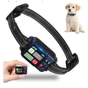 Black Electronic Dog Collar with Remote